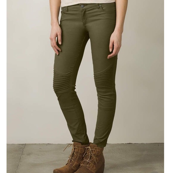 Prana Pants - PrAna Brenna Moto style skinny pants